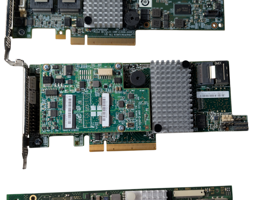 Lot of 6x SAS 6Gbps PCIe Controller Cards