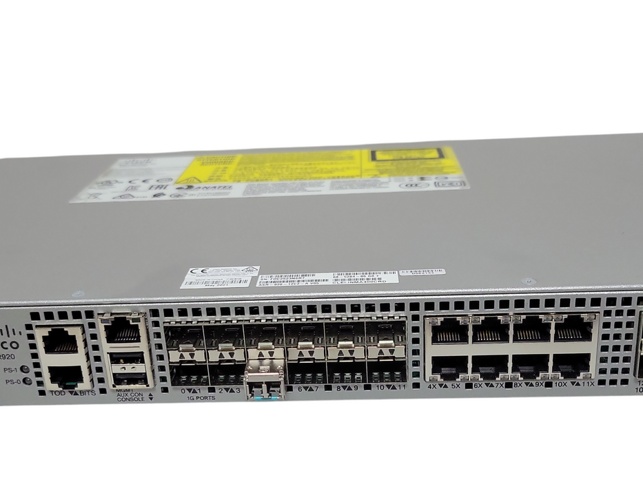 Cisco ASR-920-12CZ-A Aggregation Services Router, 2x PSU, See detail