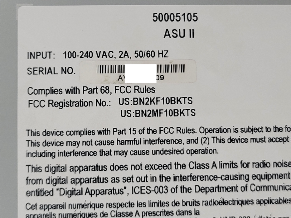 Mitel 50005105 ASU II with 16 Port ONS 50005103, Powers on, See detail