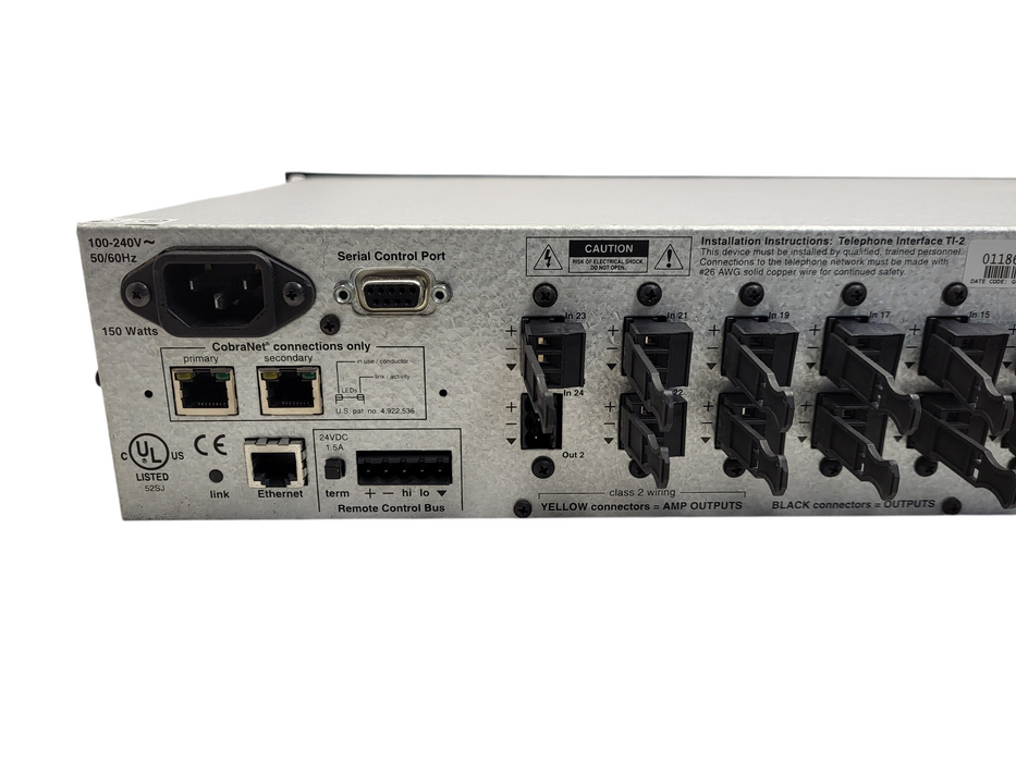 Biamp Systems Audia Flex Model TI-2 Digital Audio Processor Power