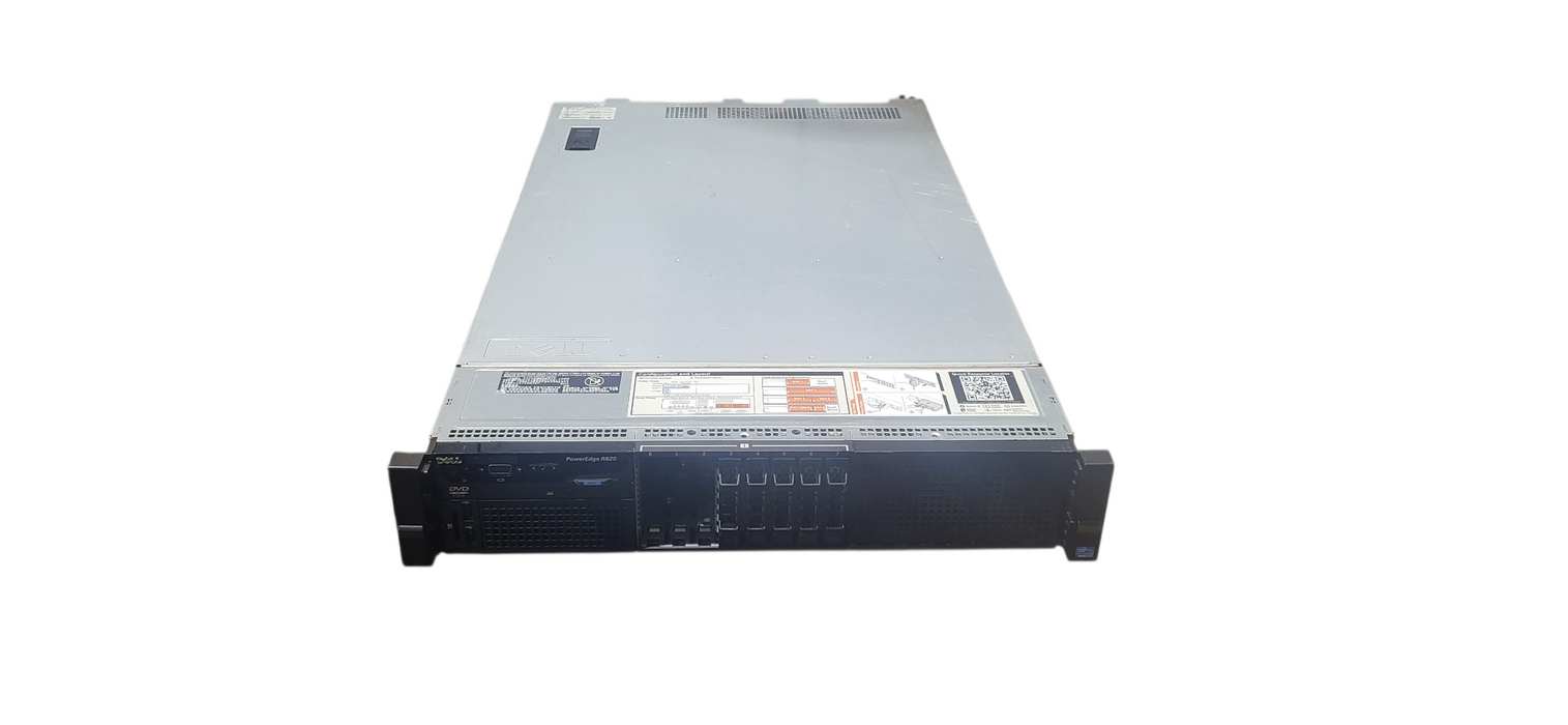 Dell R820 Server 4x Xeon E5-4620 CPUs | 64GB DDR3 | 10G| H710 |2x1100W| No HDD