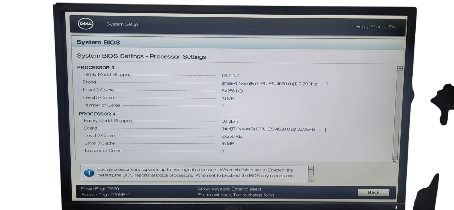 Dell R820 Server 4x Xeon E5-4620 CPUs | 64GB DDR3 | 10G| H710 |2x1100W| No HDD