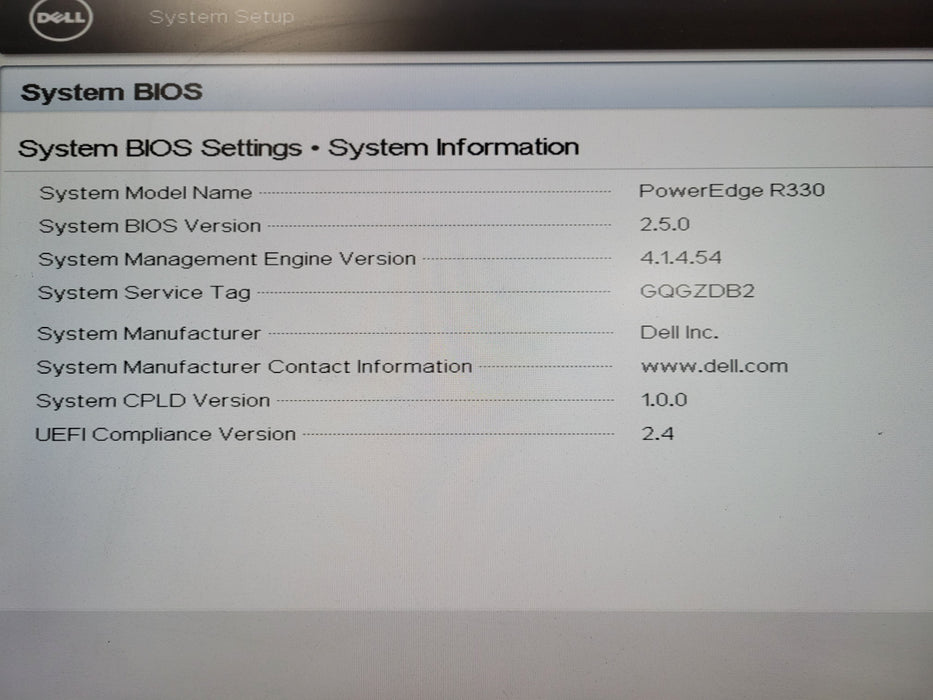 Dell PowerEdge R330 - Xeon E3-1240 v5 16GB DDR4 PERC H730 2x350W PSU