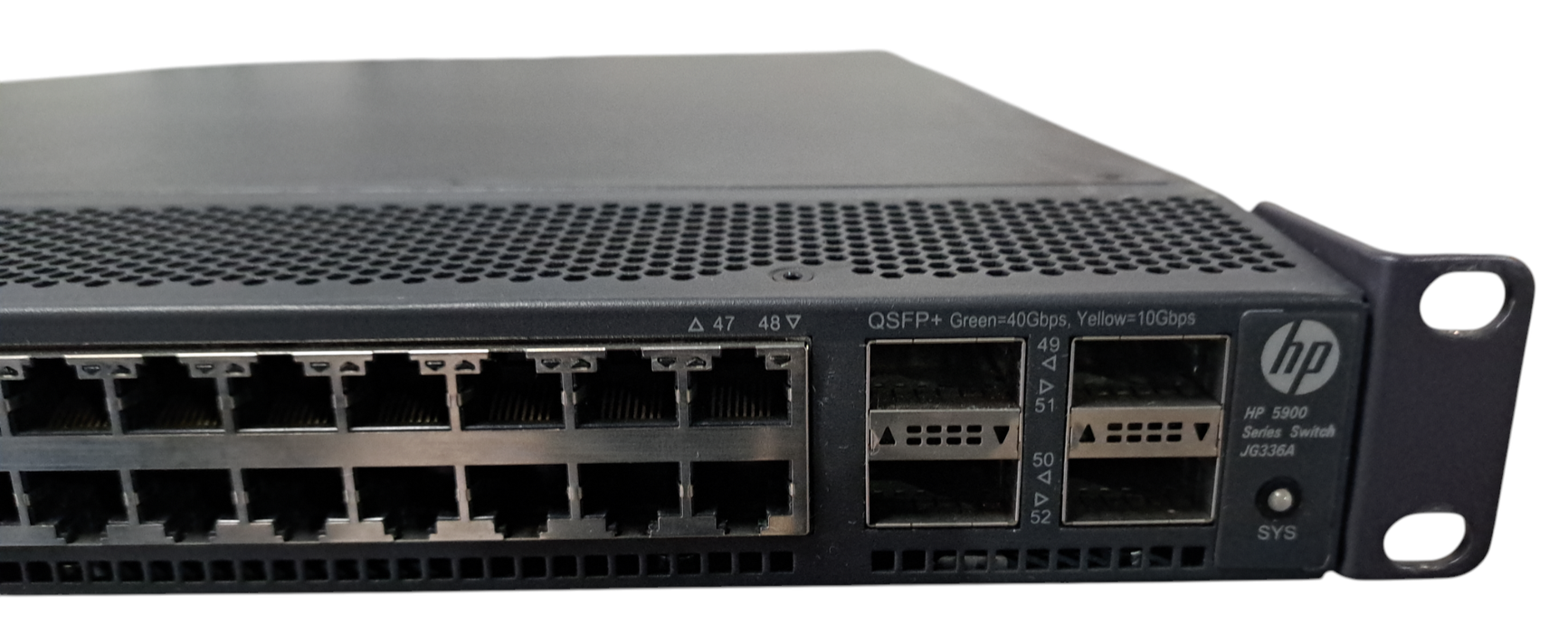 JG336A I HPE 5900AF-48XGT-4QSFP+ Switch + Dual Power READ