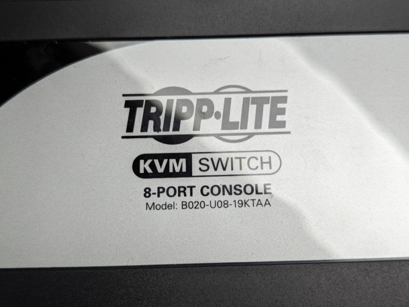 Tripp Lite 8-Port Rack Console KVM Switch 19-Inch LCD B020-U08-19KTAA -