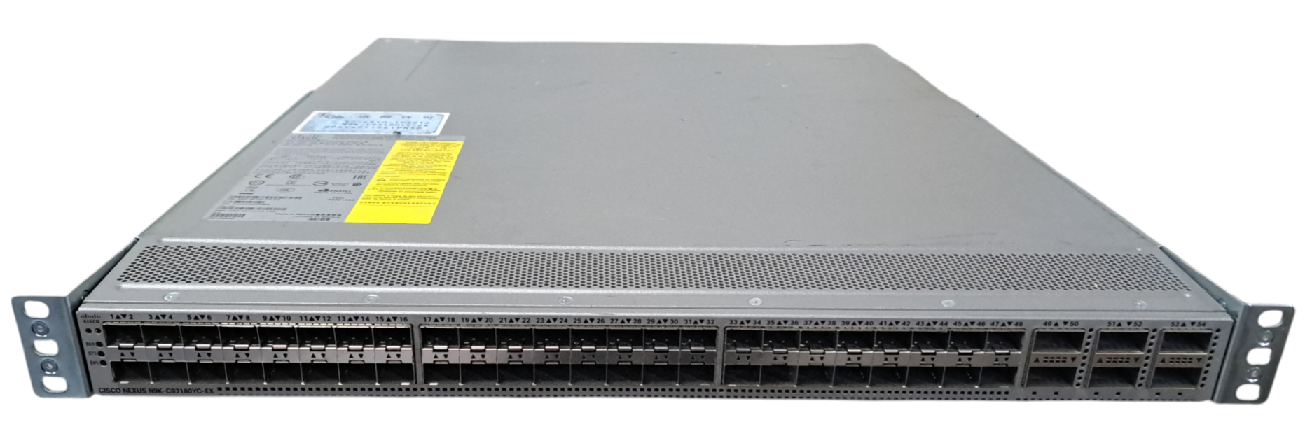 CISCO NEXUS N9K-C93180YC-EX 8 x 1/10/25-Gbps SFP+ ports | 6 x40/100 Gbps QSFP28