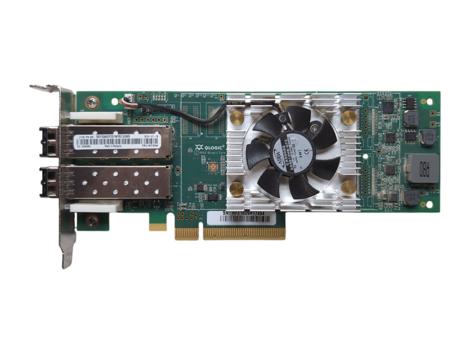 Lenovo QLE2662 Q-Logic QLE2662-LNVX 2x 16Gb SFP+ HBA Network Card Low Profile