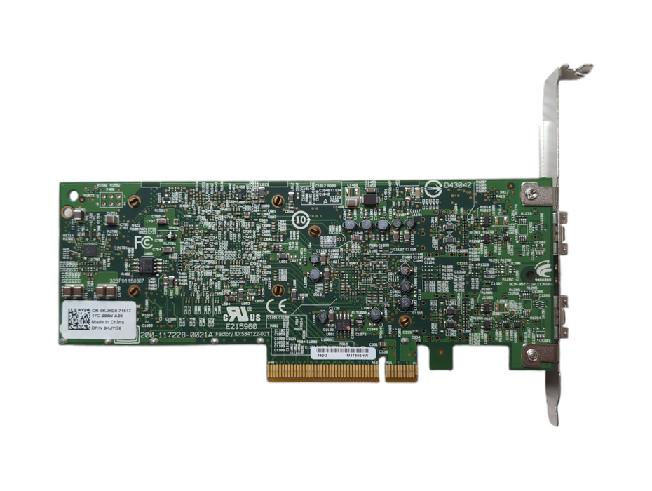 Broadcom 57711 10Gb 2 Port Fiber Network Card 0KJYD8