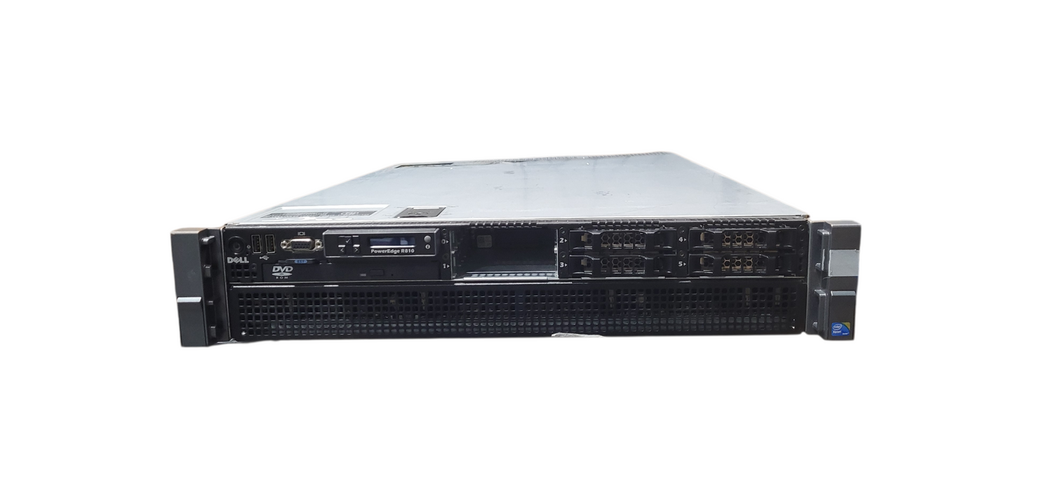 Dell R810 Server 4x Xeon  E7-4850 CPUs | 64GB DDR3 | H700 |2x 1100W| No HDD