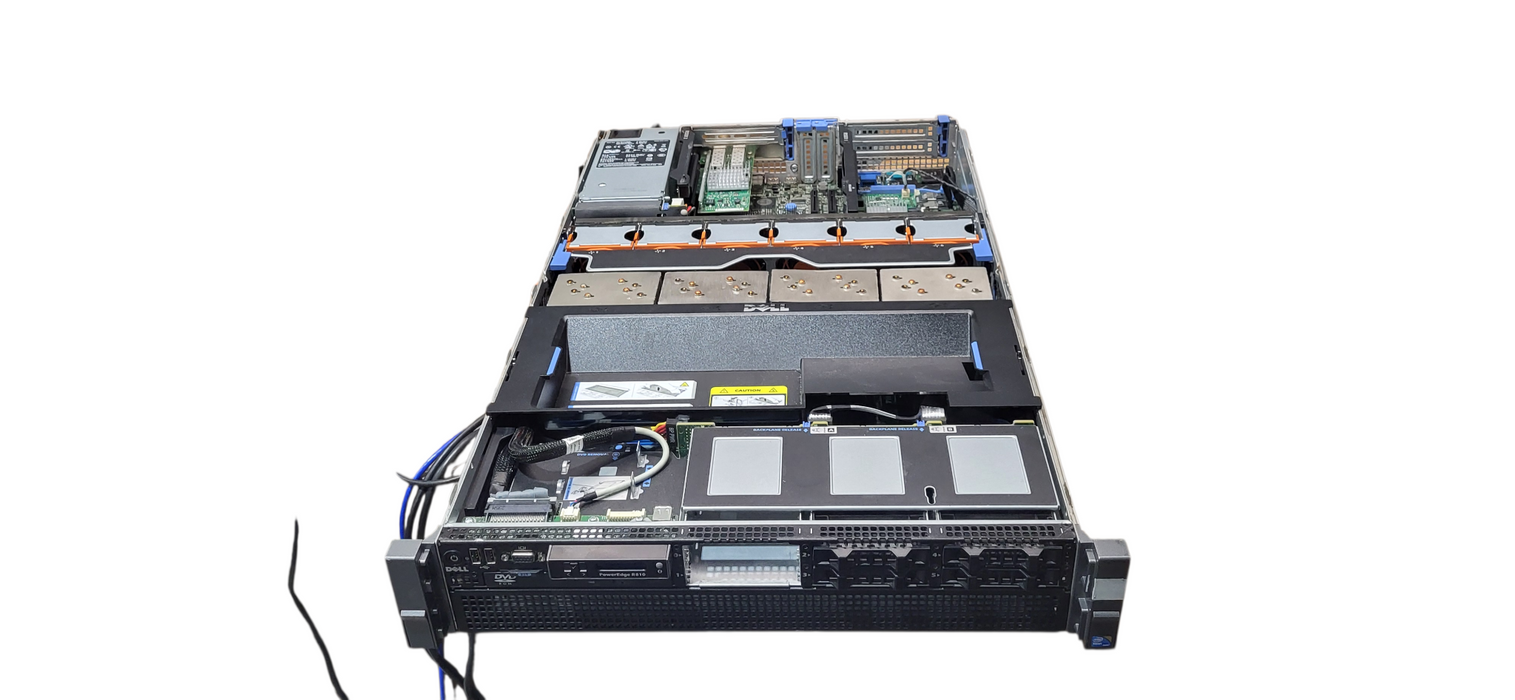 Dell R810 Server 4x Xeon  E7-4850 CPUs | 64GB DDR3 | H700 |2x 1100W| No HDD
