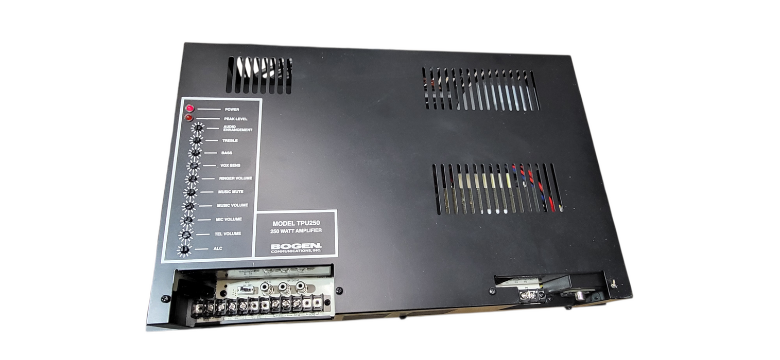Bogen TPU250 250-Watt Telephone Paging Amplifier