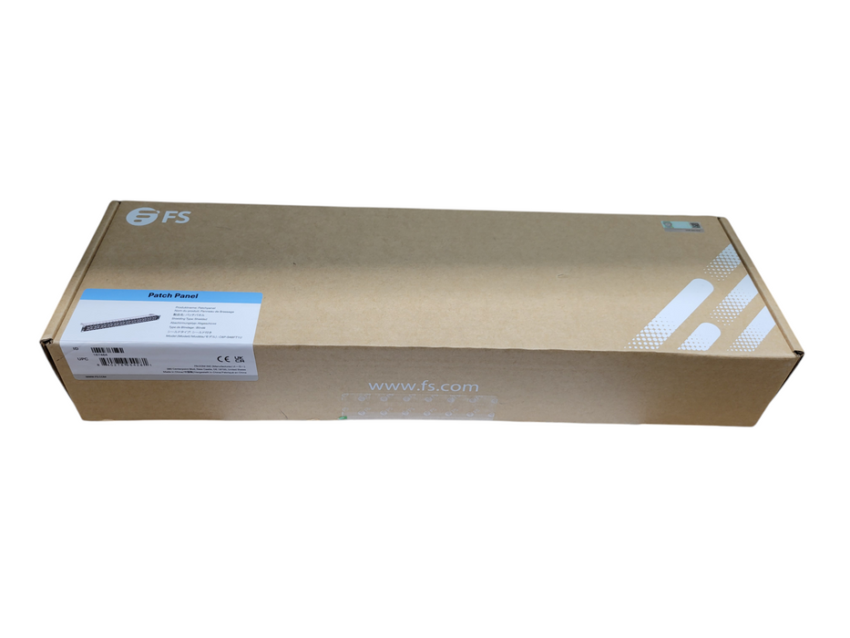 Cat6 Coupler Patch Panel, 48-Port, 1RU, Cable Management Bar Included