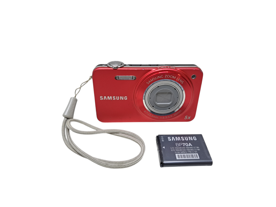Samsung ST90 Red Digital Camera 14.2MP w/ Battery *READ*