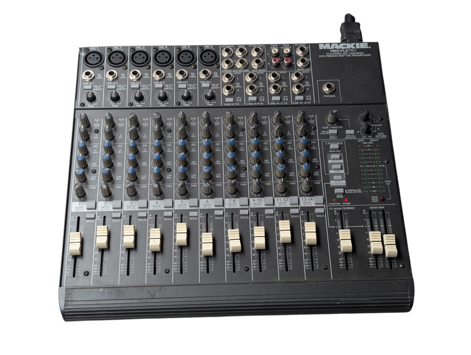MACKIE 1402-VLZ PRO 14-Channel Mic / Line Mixer with Mic Preamplifiers