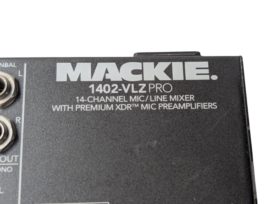 MACKIE 1402-VLZ PRO 14-Channel Mic / Line Mixer with Mic Preamplifiers