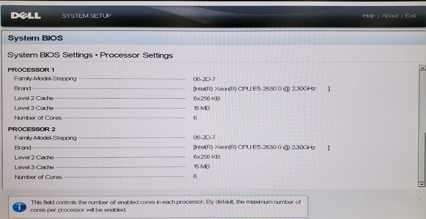 Dell PowerEdge R620 - 2x Xeon E5-2630 0, 16GB DDR3, H310 Mini - No HDD