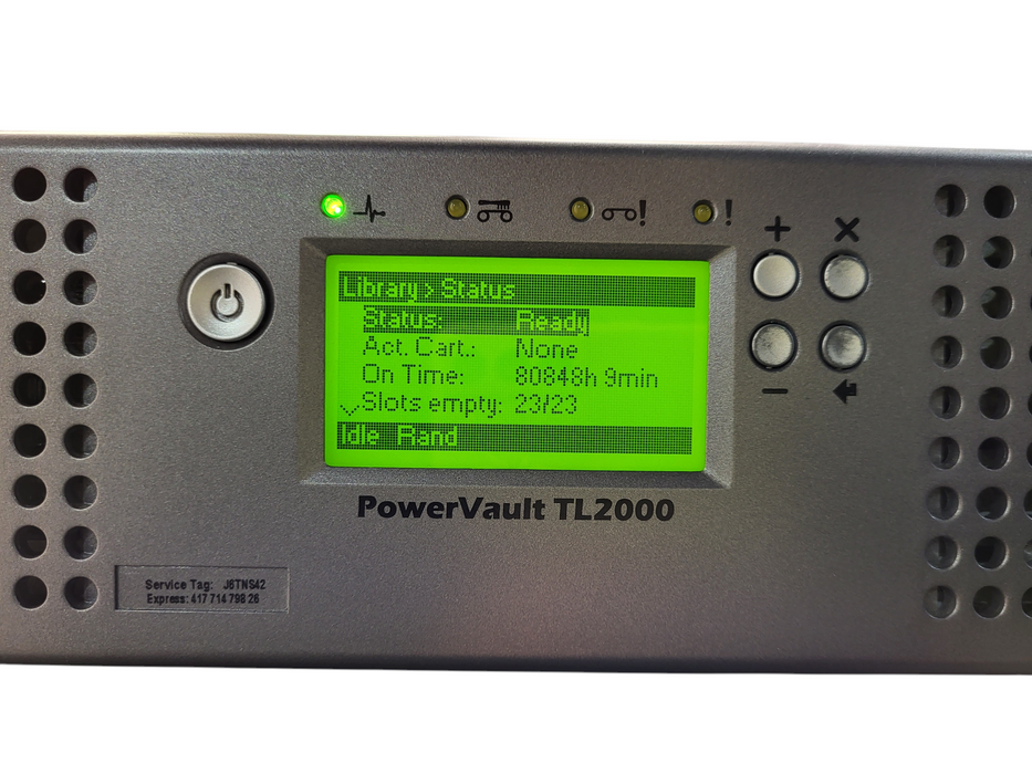 Dell PowerVault TL2000 24-Slots Tape Library w/ LTO Ultrium 6-H P35P1980