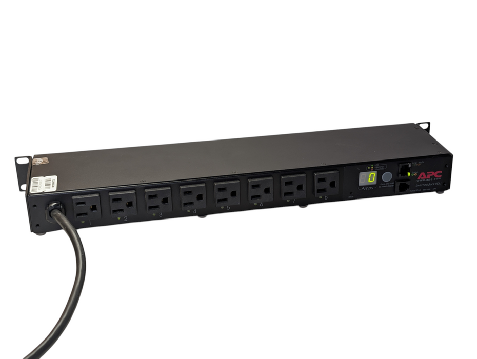 APC AP700 Networked Metered and Switching PDU 120v 8 Outlets