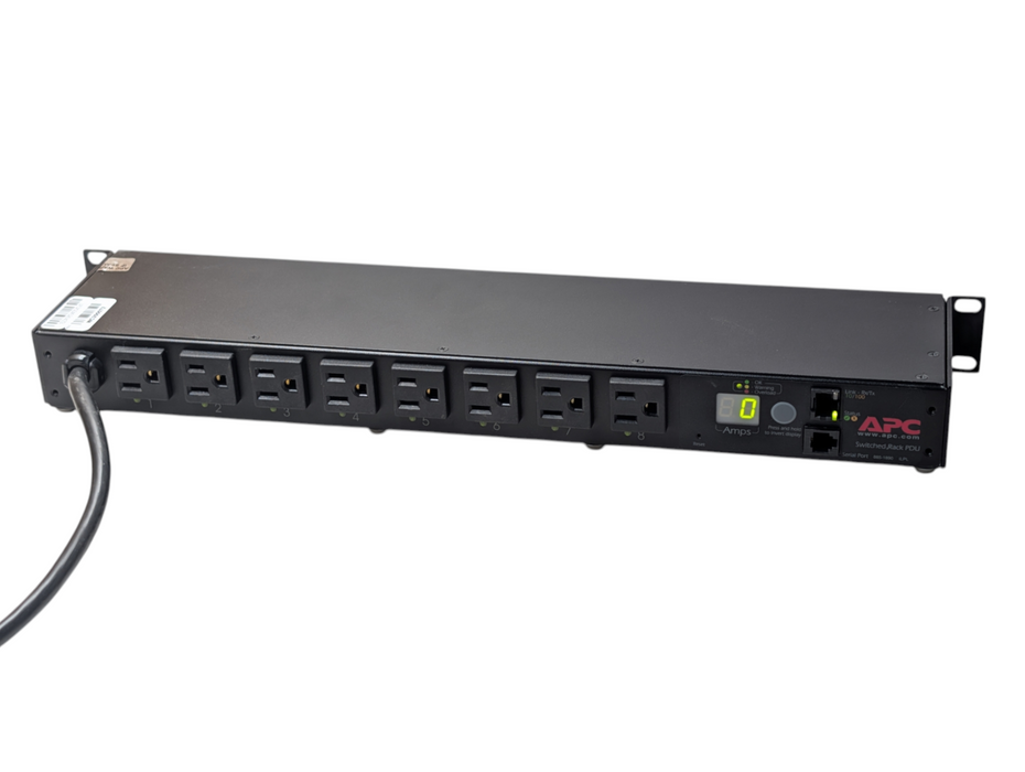 APC AP700 Networked Metered and Switching PDU 120v 8 Outlets