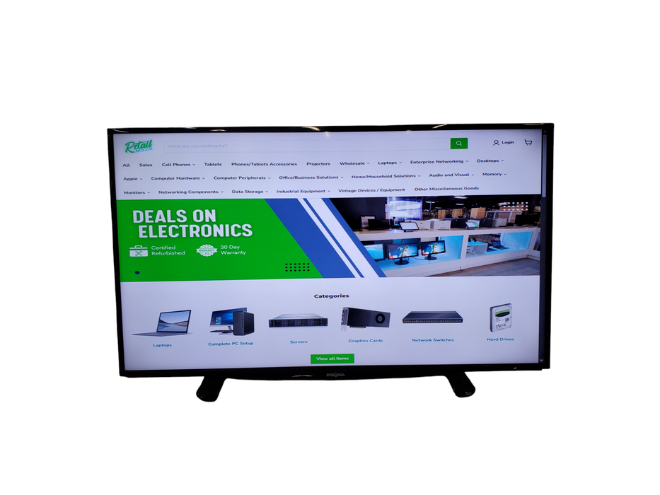 Insignia NS-40D510NA15 40" 1080P LED TV w/ Power Cord - No Remote