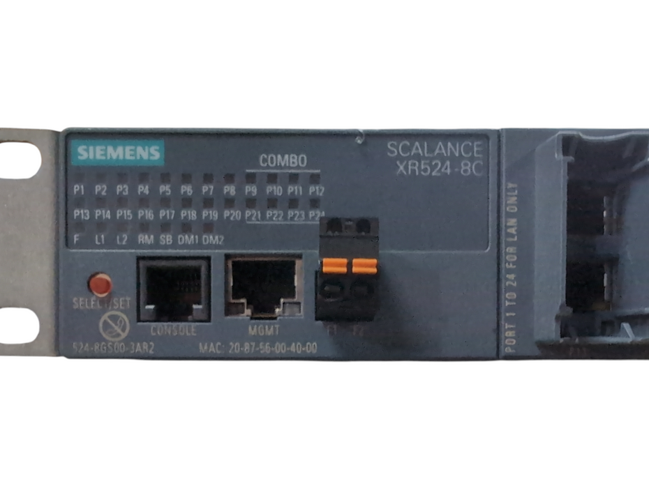 SIEMENS SCALANCE XR526-8C ETHERNET SWITCH, READ