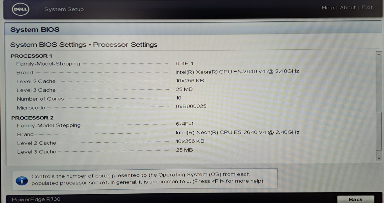 Dell PowerEdge R730 8x 2.5" | 2x Xeon E5-2640 v4, 16GB DDR4, H730P Mini, SFP+