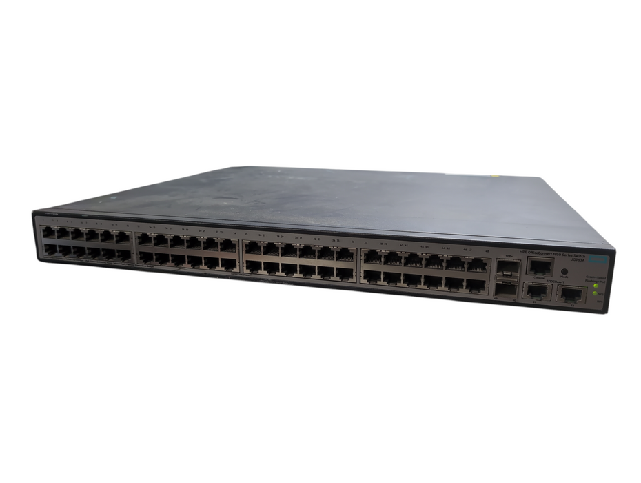 HPE OfficeConnect 1950 JG963A 48-Port 2SFP+ 2XGT PoE+ Ethernet Network Switch