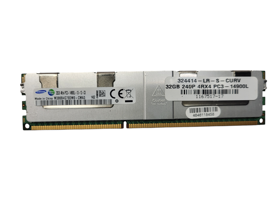 Samsung/SK Hynix 32GB 4Rx4 PC3-14900L DDR3L ECC REG Server Memory