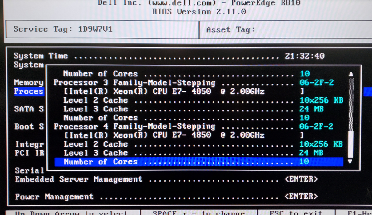 Dell PowerEdge R810 - 4x Xeon E7-4850, 32GB DDR3 - No HDD