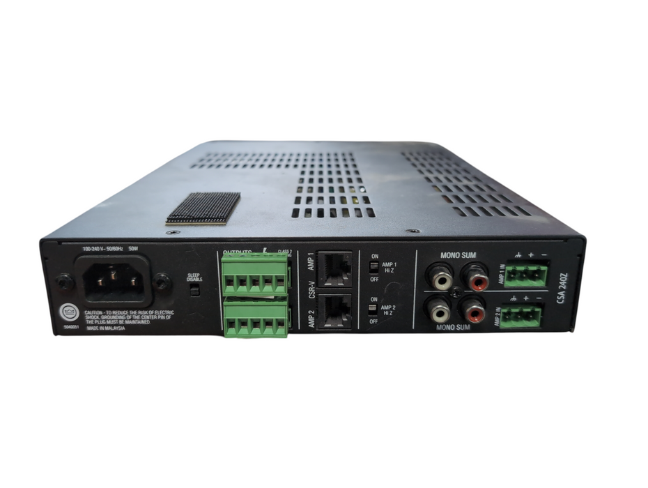 JBL CSA 240Z DriveCore Commercial Amplifier, READ