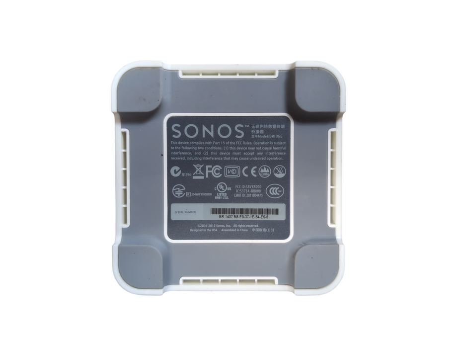 Sonos Bridge Wireless HiFi System, READ