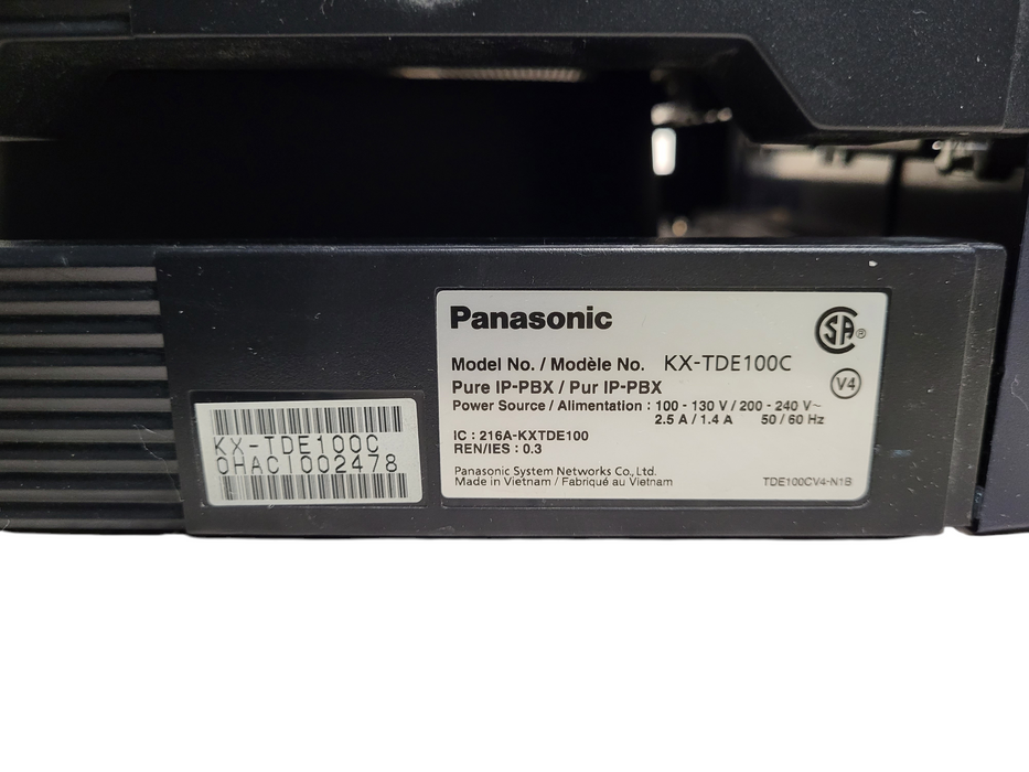 Panasonic KX-TE100 w/ LCOT8, DLC16, DHLC8, IPCMPR READ