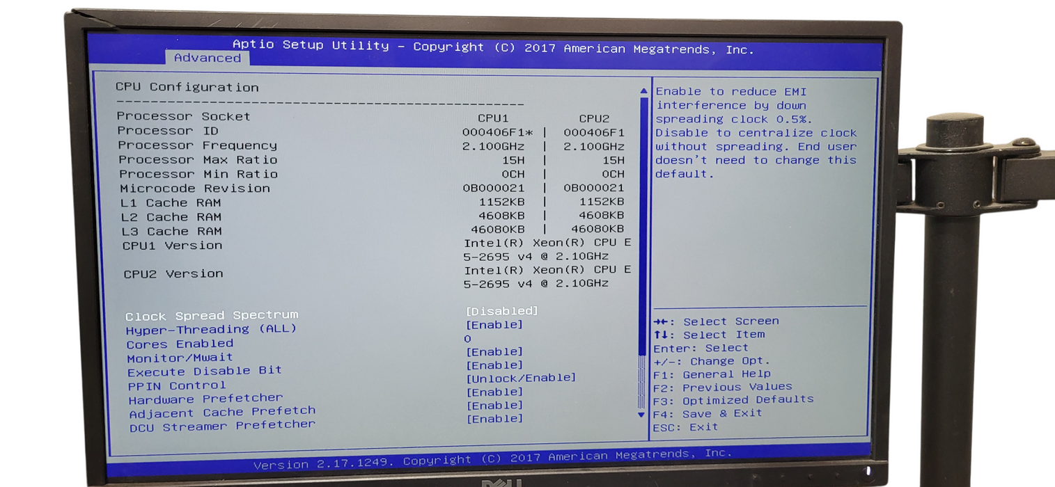 Supermicro X10DRi-B+ NAU11 2x Xeon E5-2695 v4 CPU, 16GB DDR4  Server Node