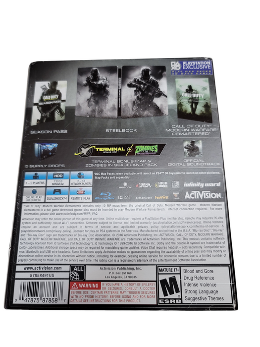 Call of Duty Infinite Warfare Steel Book