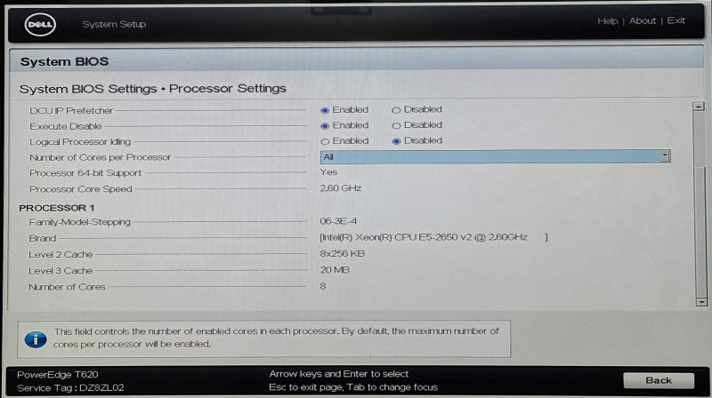 DELL PowerEdge T620, Xeon E5-2650 v2 2.60GHz, 96GB DDR3, PERC H710P