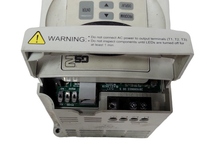 AUTOMATION DIRECT GS2-10P5 120 VAC 0.5HP with 1-phase input, See detail _