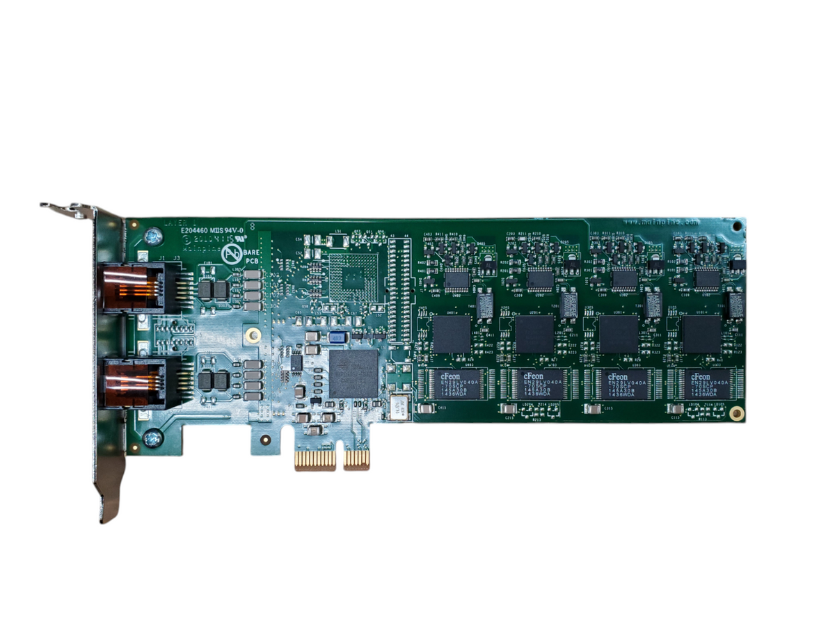 Mainpine IQ Express 4-port P/N: RF5122 Fax Modem Card — retail.era