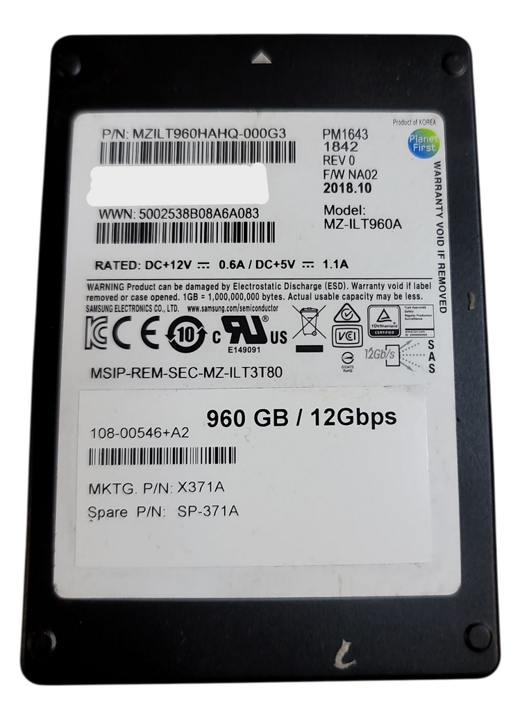 960GB SAS 2.5
