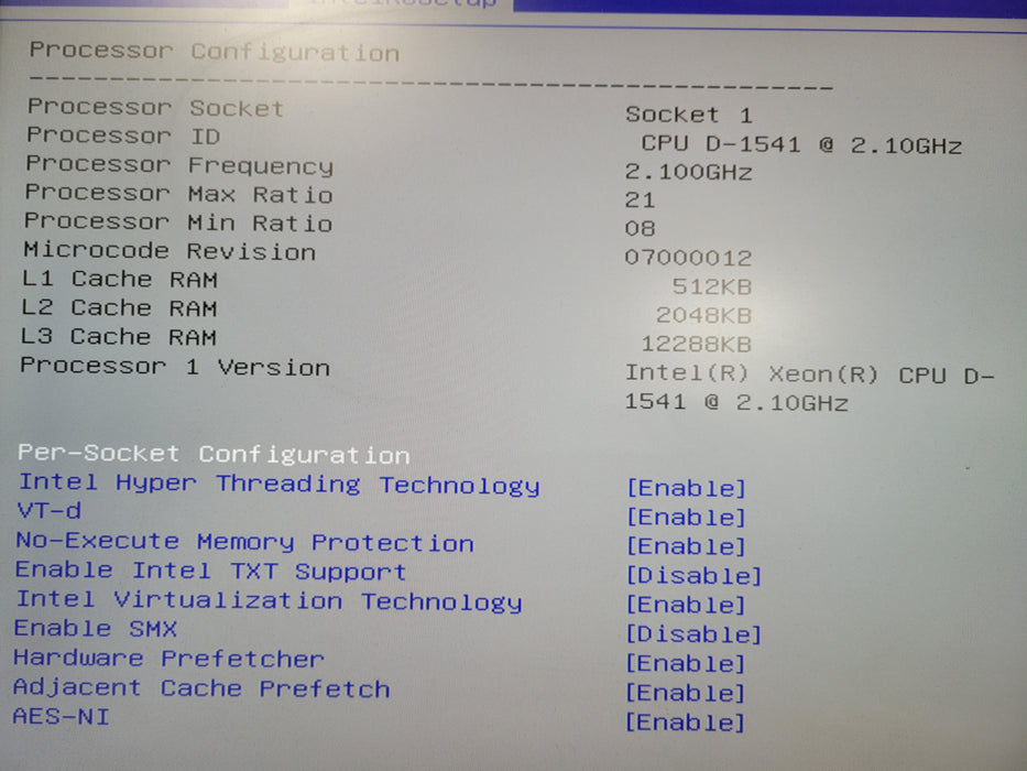 Datto S3P10000 NAS Server Intel Xeon D-1541 @ 2.10GHz 48GB RAM 4x 2TB HDD