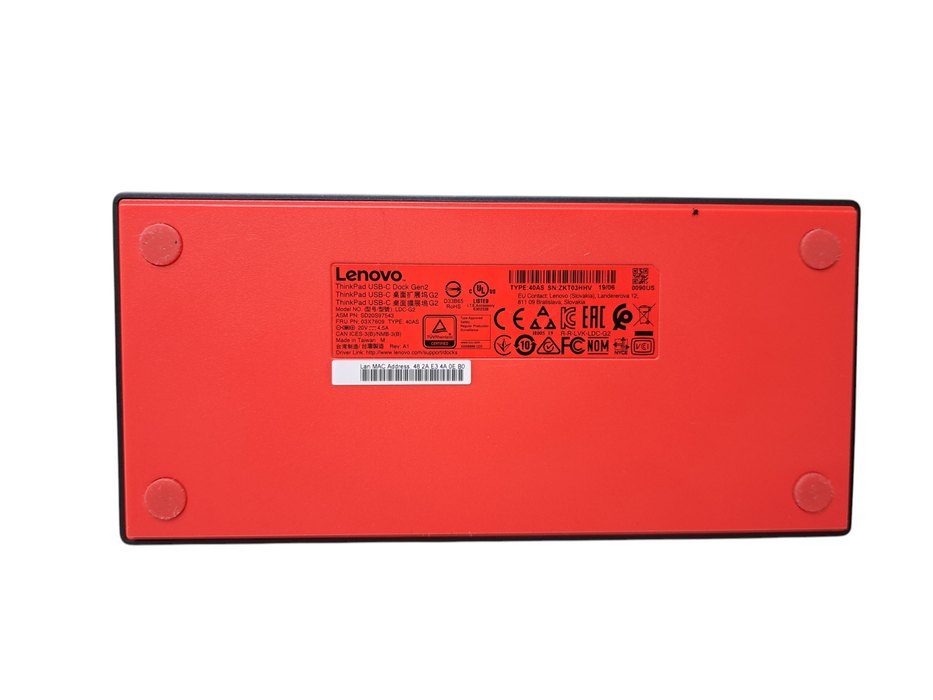 Lenovo ThinkPad USB-C Dock Gen 2 LDC-G2 Docking Station | No Adapter