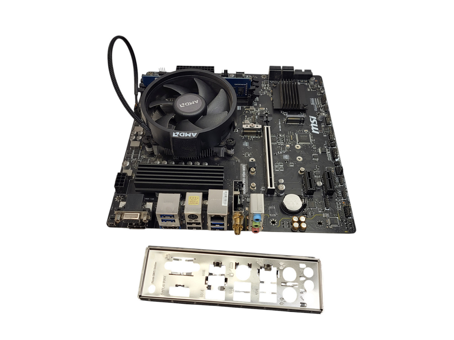 MSI B550M PRO-VDH WiFi AMD AM4 Motherboard MATX w/ AMD Ryzen 5600G, 8GB DDR4