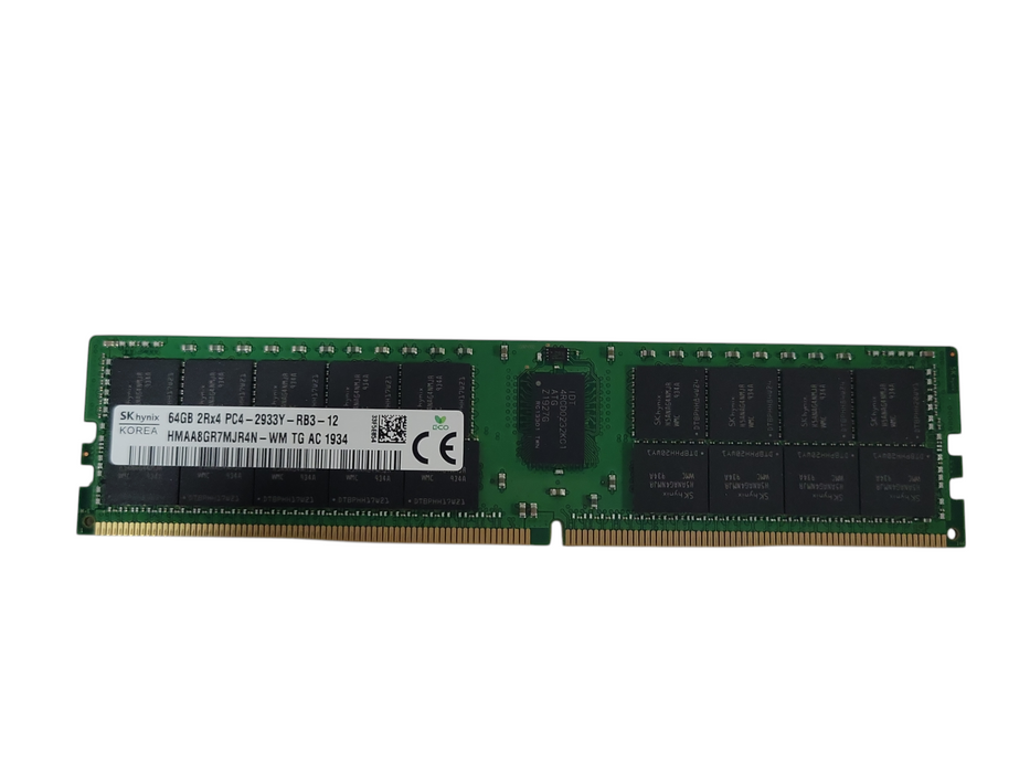 SK Hynix 64Gb 2Rx4 PC4-2933Y-RB3-12 HMAA8GR7MJR4N-WM DDR4 Server Memory