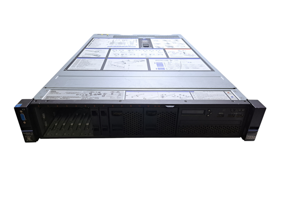 Lenovo System X3650 M5 8x 2.5" | 2x Xeon E5-2620 v3 @2.40GHz, 16GB DDR4, M1215