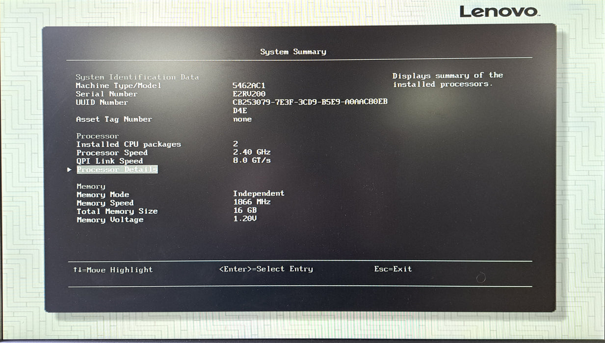 Lenovo System X3650 M5 8x 2.5" | 2x Xeon E5-2620 v3 @2.40GHz, 16GB DDR4, M1215