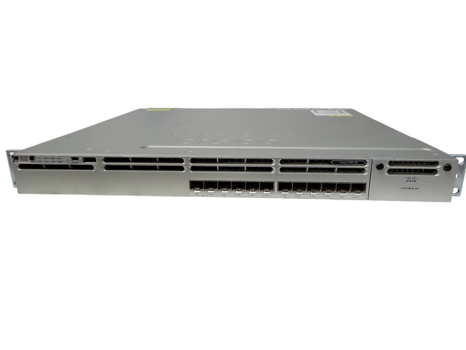 Cisco WS-C3850-12S-S 12 Port SFP 3850 Switch 1x PSU