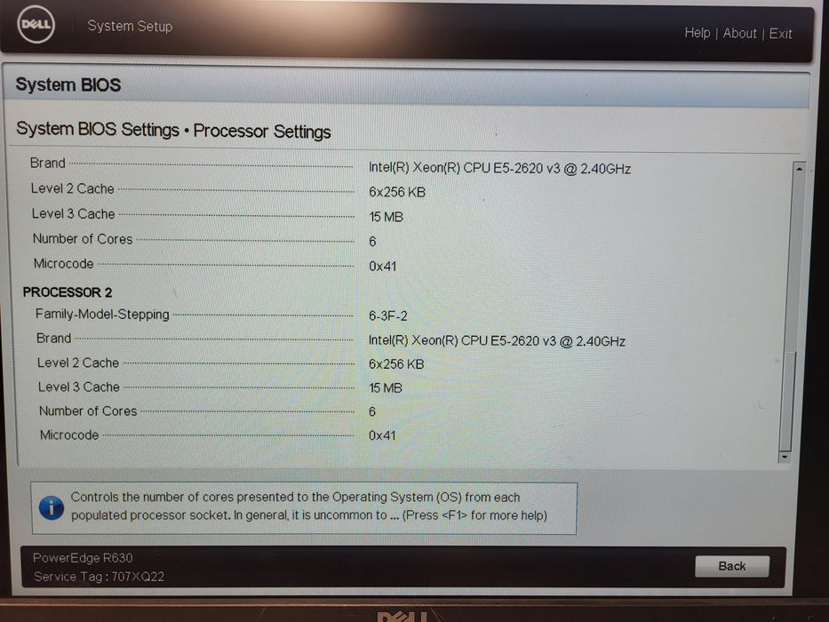DELL PowerEdge R630 2x Intel Xeon E5-2620 v3 16GB RAM H330 Mini 2x 750W PSU