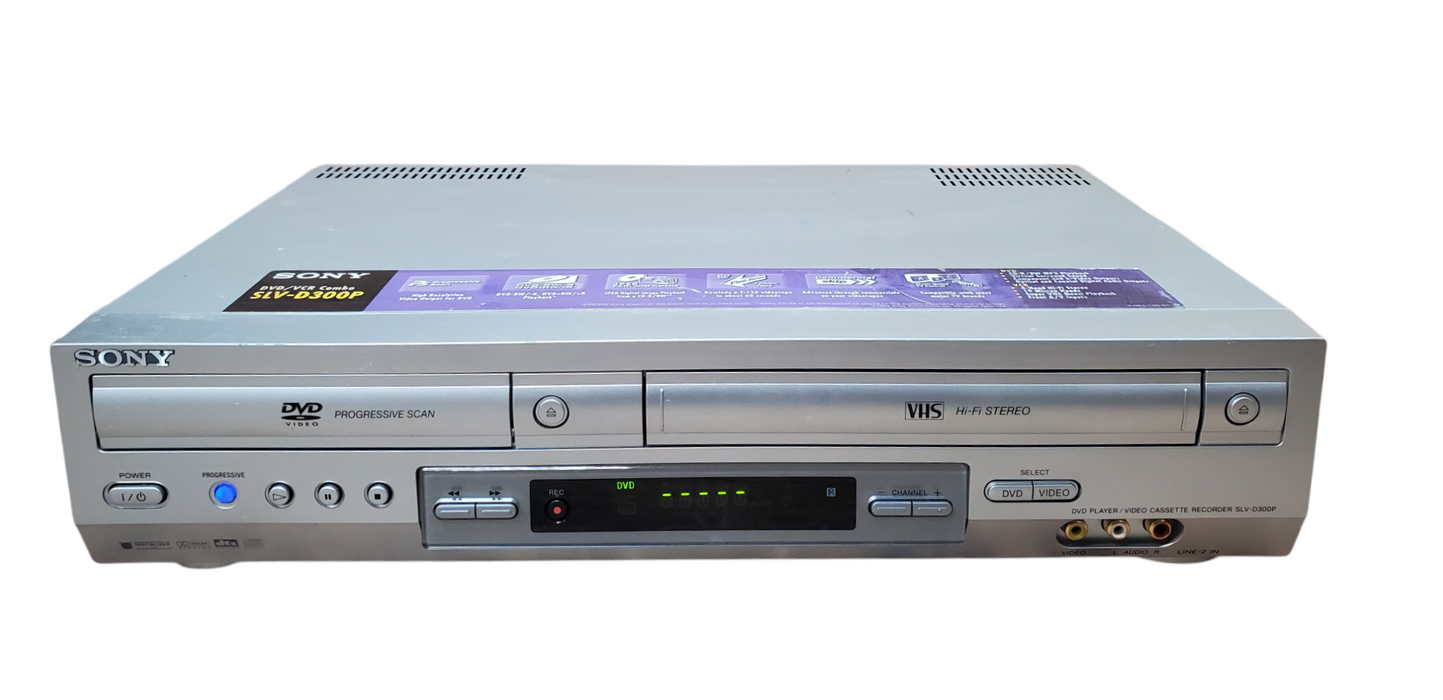 Sony SLV-D300P DVD VHS Combo Player *READ*