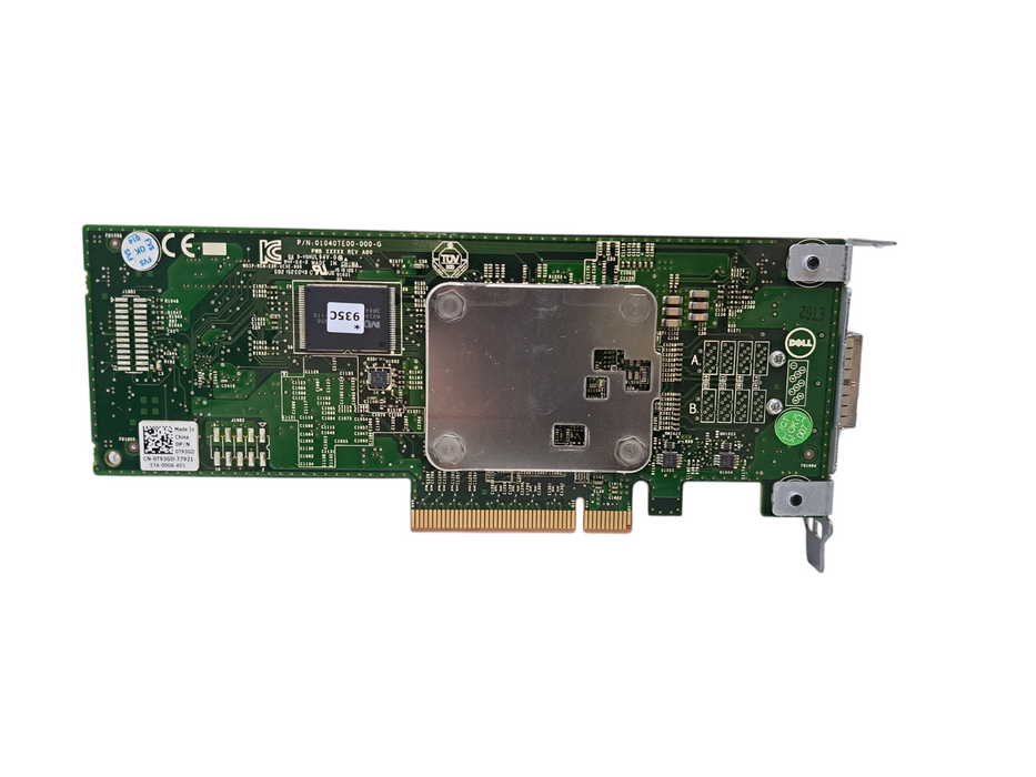 Dell 0T93GD 2-Port 12Gbps External Low-Profile PCIe x8 Host Bus Adapter HBA