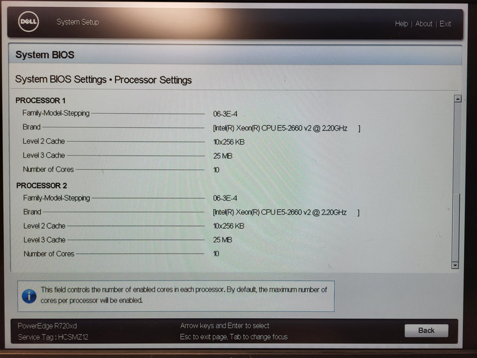 DELL PowerEdge R720xd 2x Xeon E5-2660 v2 16GB RAM H710P Mini 2x 750W PSU