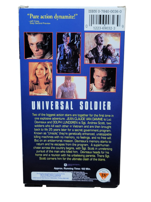 Universal Soldier (VHS, 1992)